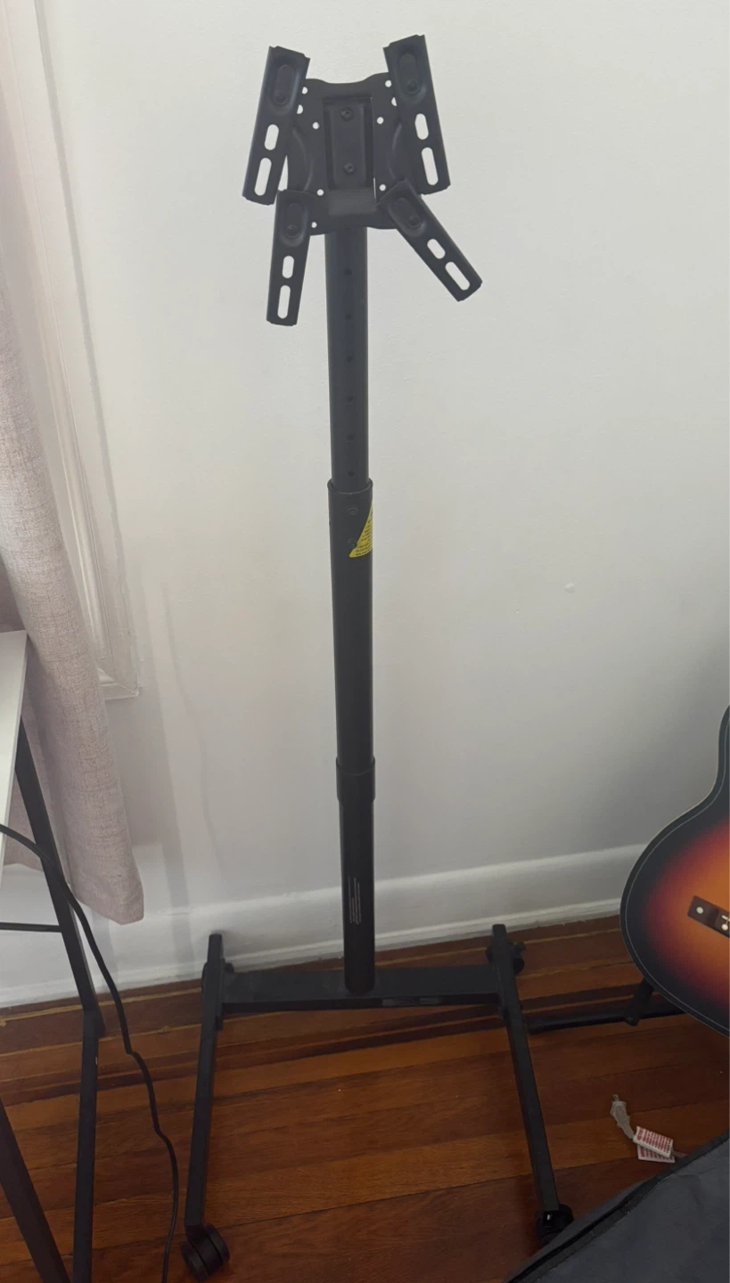 Adjustable Rolling TV Floor Stand