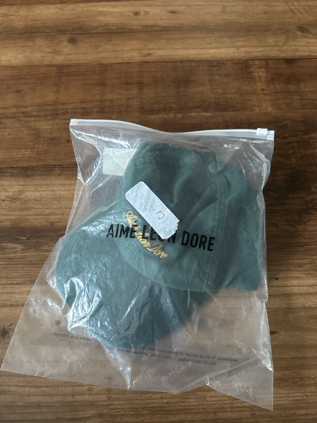 Aime Leon Dore Washed Script Cap Pine Grove - photo 4
