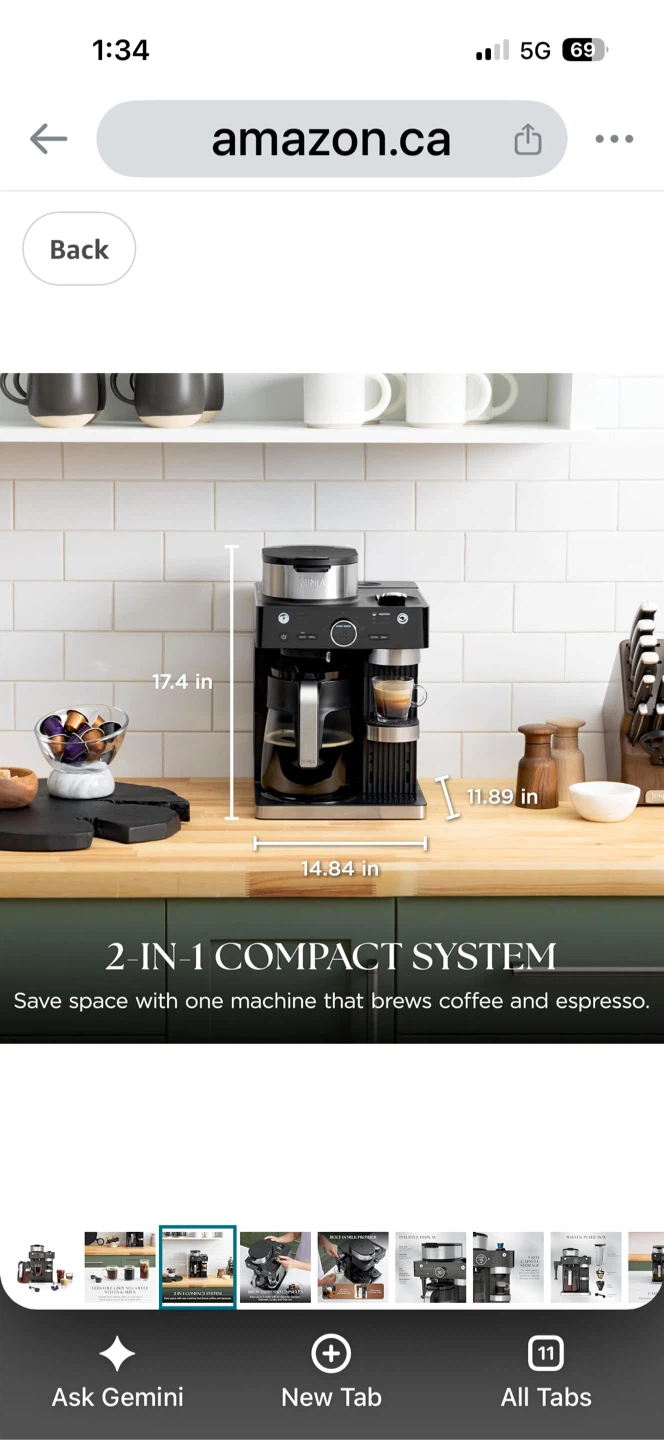 Ninja Espresso & Coffee Barista System CFN601 - photo 4