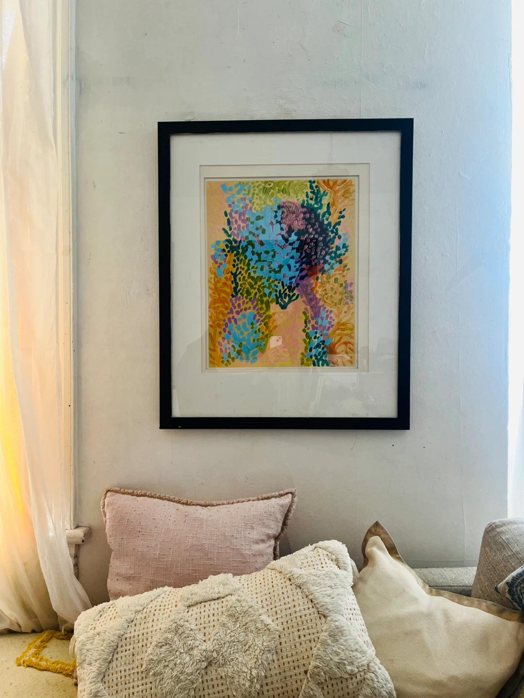 Abstract Framed Wall Art 26” x 32” - photo 2