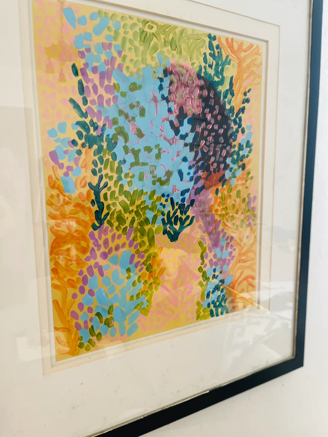 Abstract Framed Wall Art 26” x 32” - photo 3