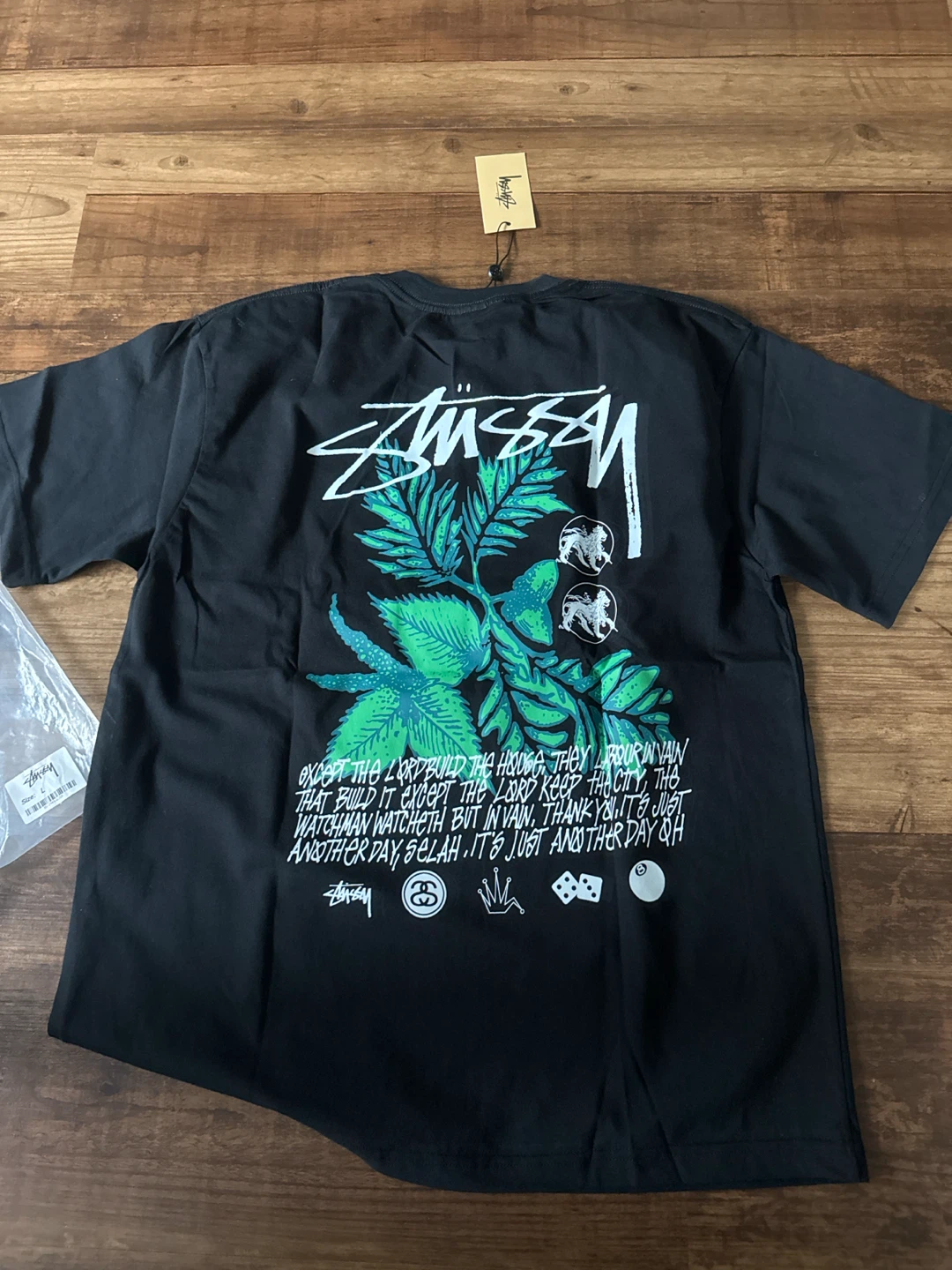 Stüssy Graphic T-Shirt - Black - Large