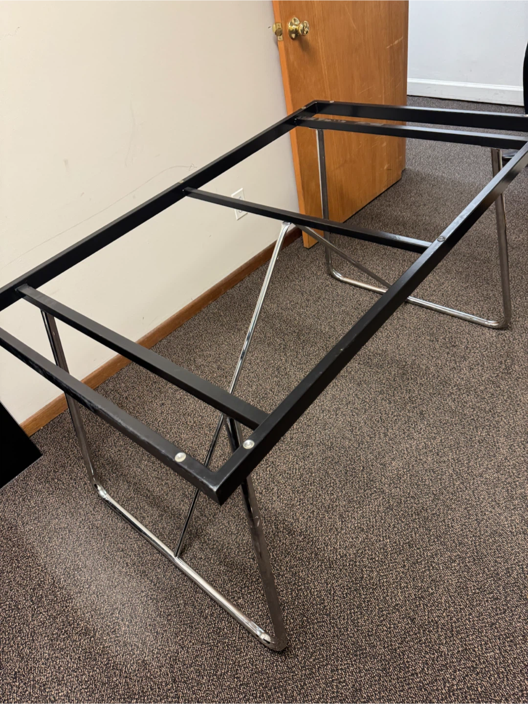 Modern Glass Top Desk - photo 2