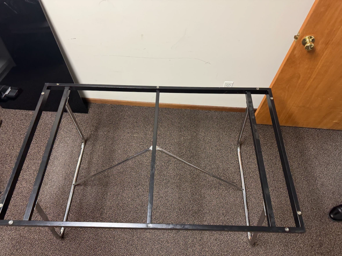 Modern Glass Top Desk - photo 5