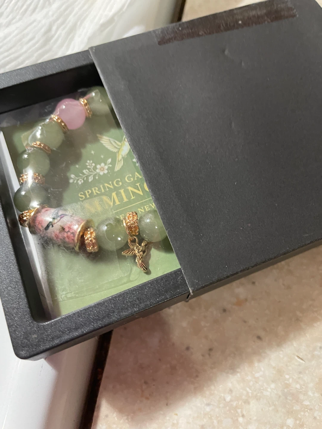Spring Garden Hummingbird Bracelet - photo 2