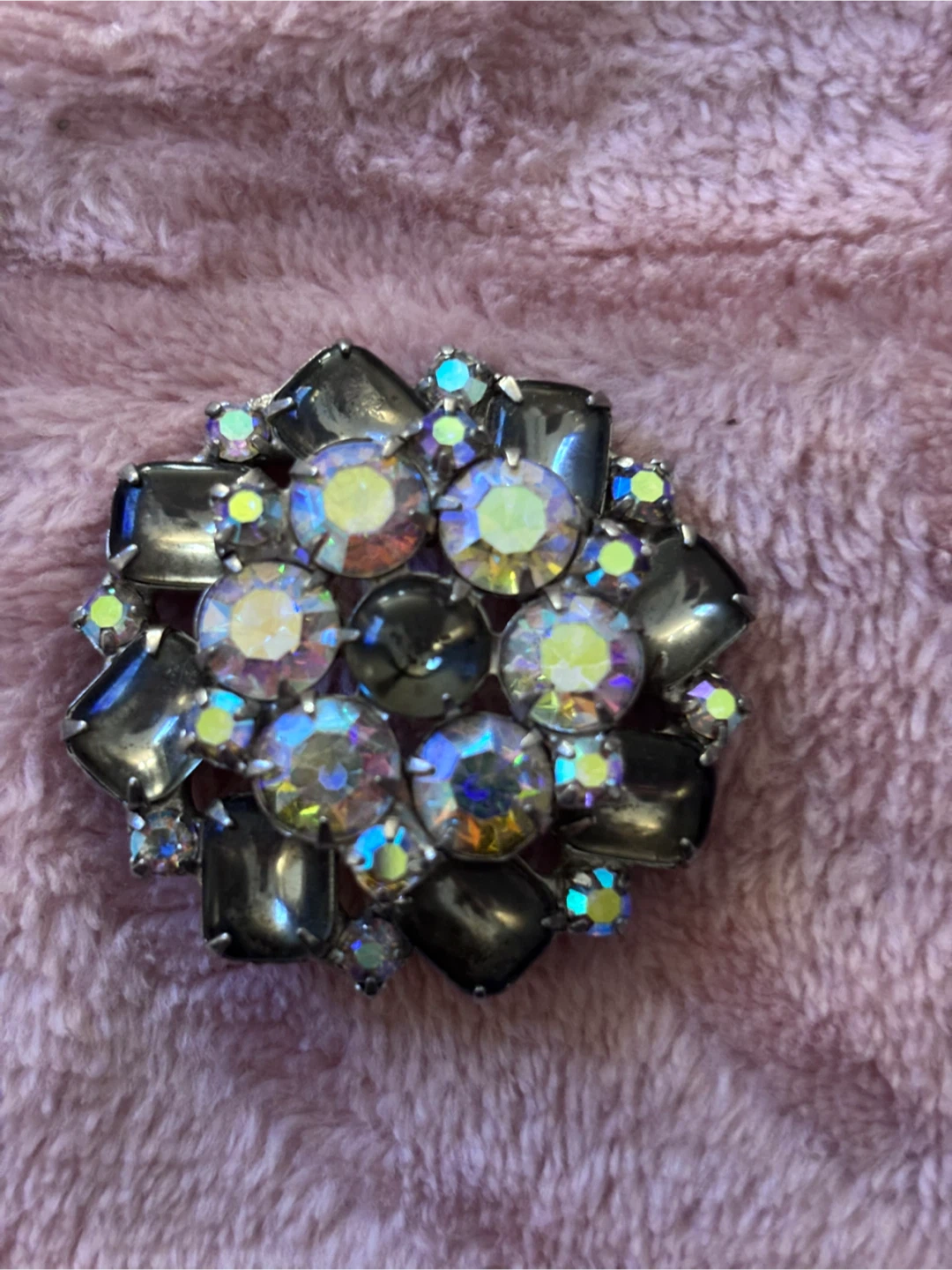 Vintage Albert Weiss Rhinestone Brooch