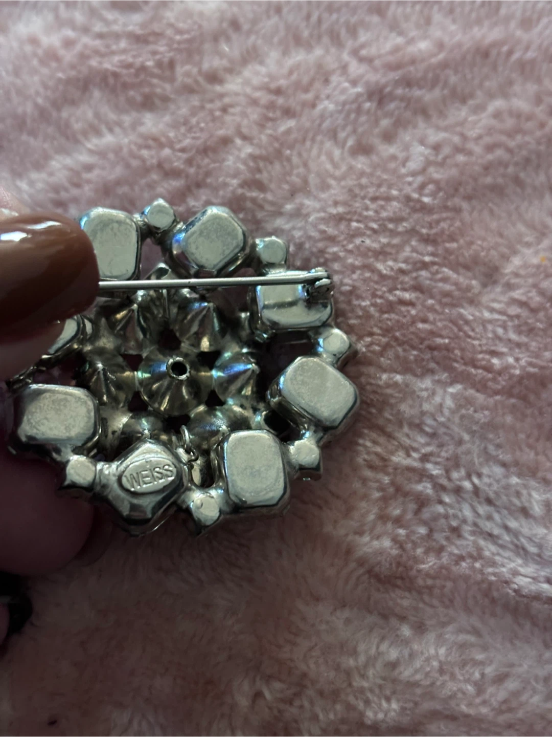 Vintage Albert Weiss Rhinestone Brooch - photo 3