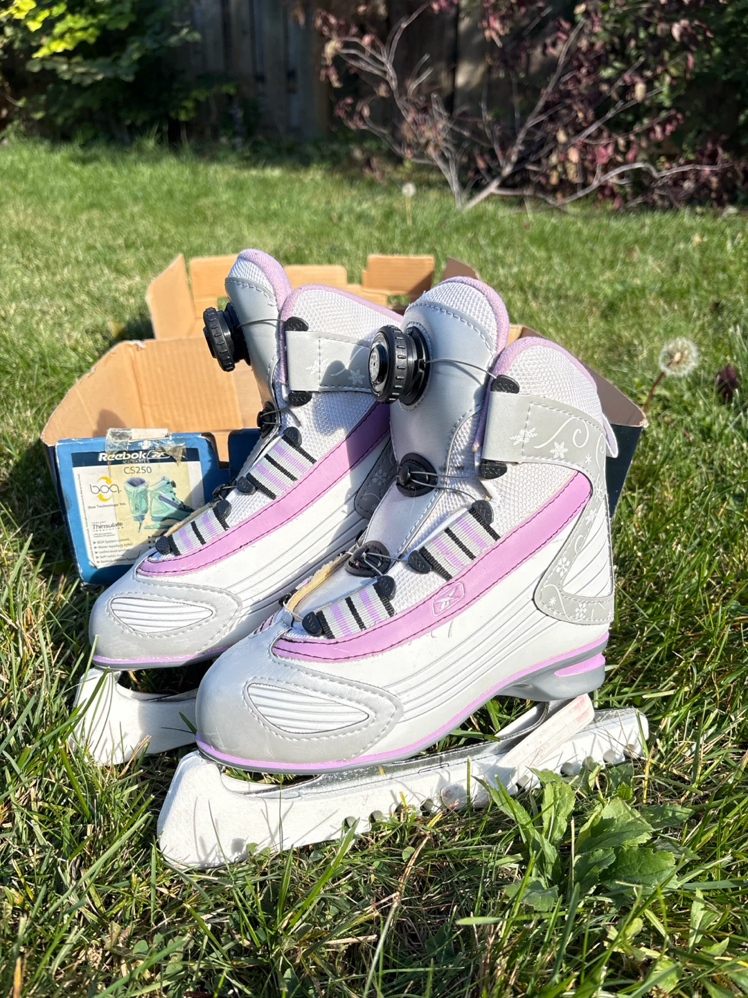 Reebok CS250 Boa Ice Skates Size 1