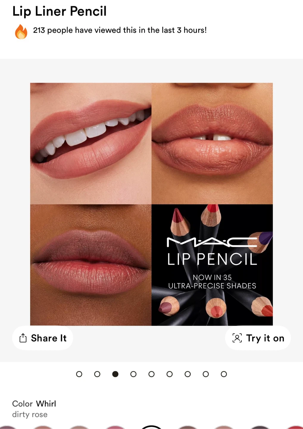 Mac whirl lip pencil NIB - photo 3