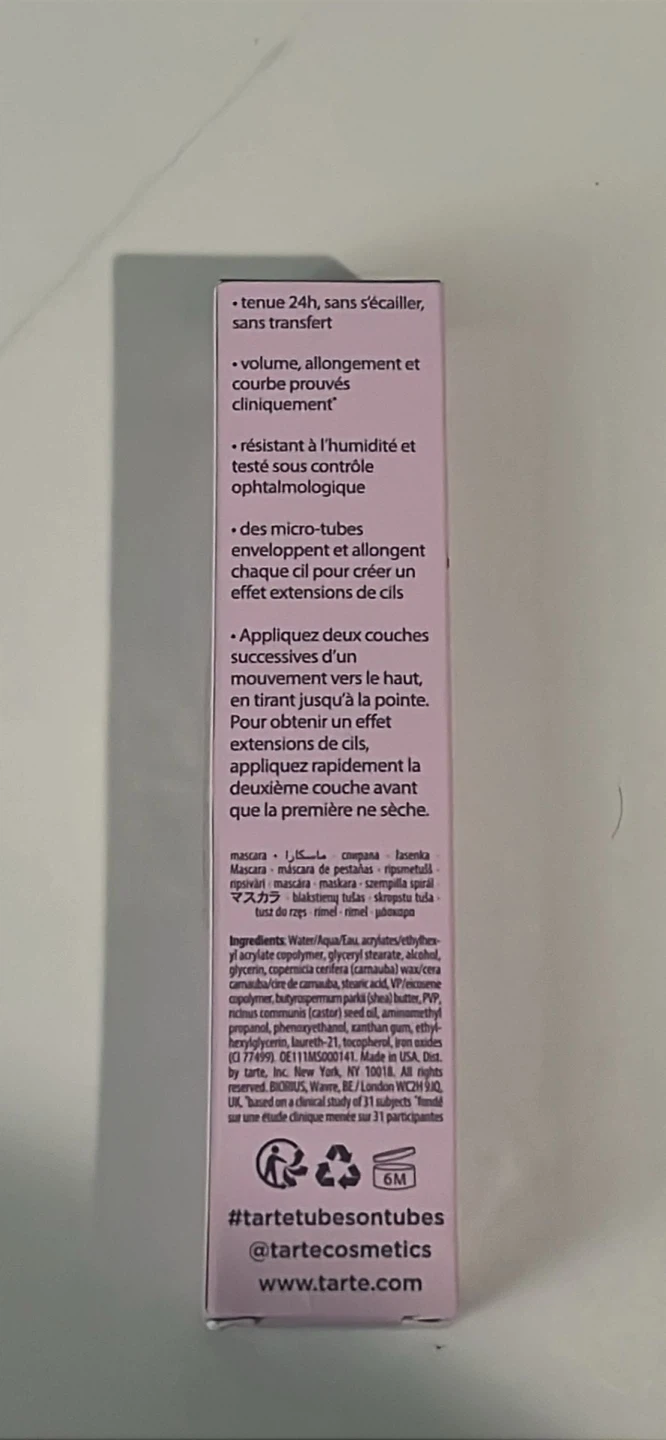 Tarte Tartelette Tubing Mascara Black 8ml - photo 5