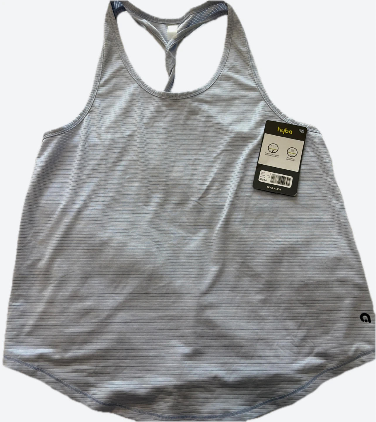 Hyba Racerback Tank Top Light Blue
