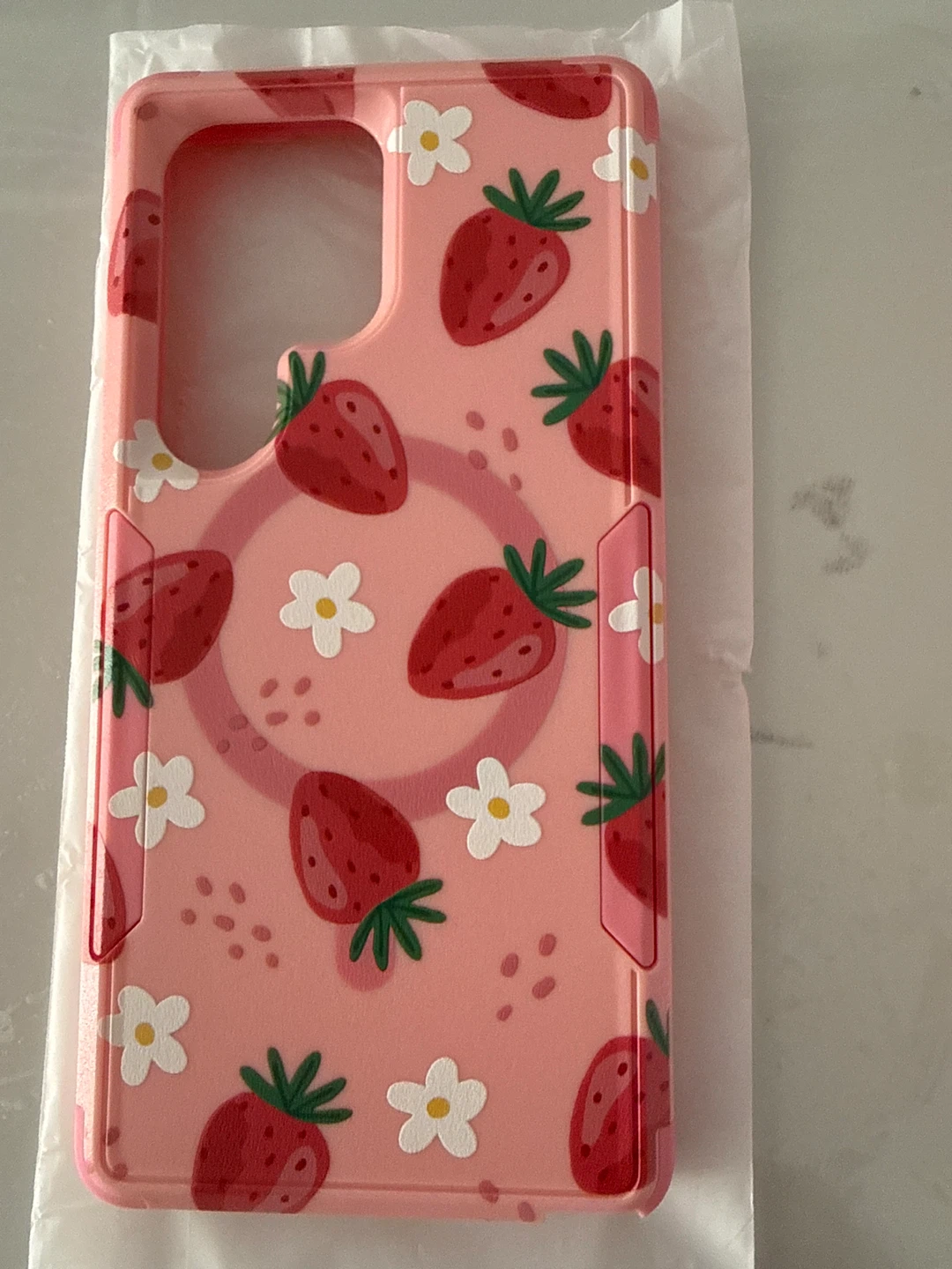 Strawberry Pattern Protective Phone Case Samsung s25 ultra - photo 3