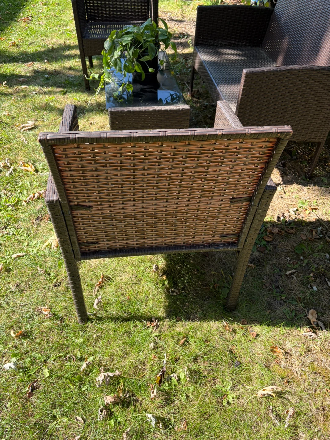 Wicker Patio Furniture Set - photo 3