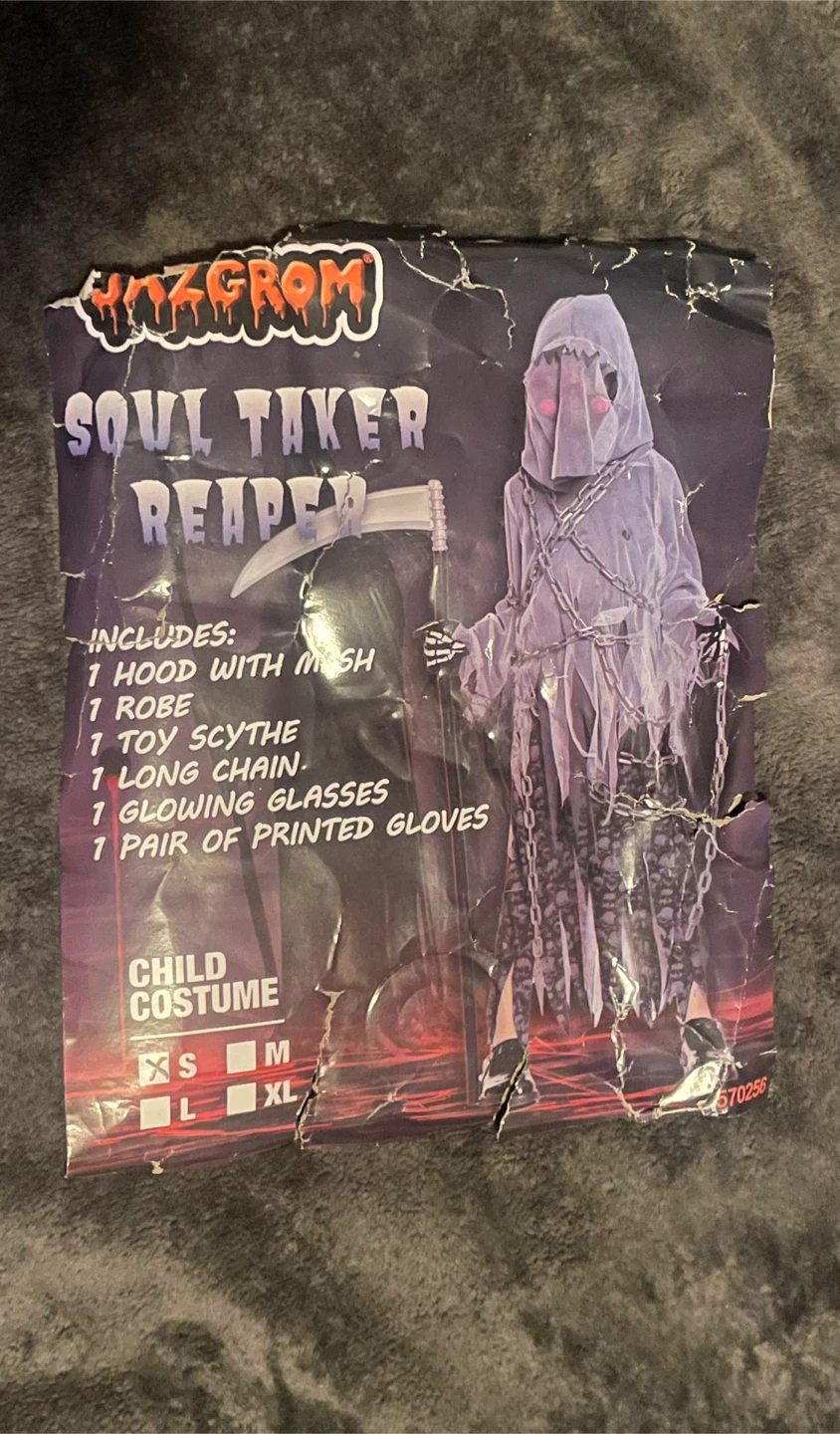 Soul Taker Reaper Child Costume - photo 2