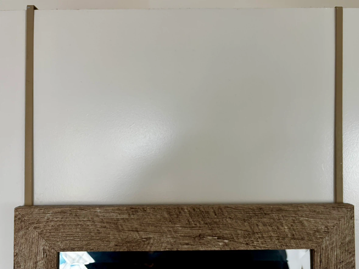 Over-the-Door Wood Frame Mirror - photo 2