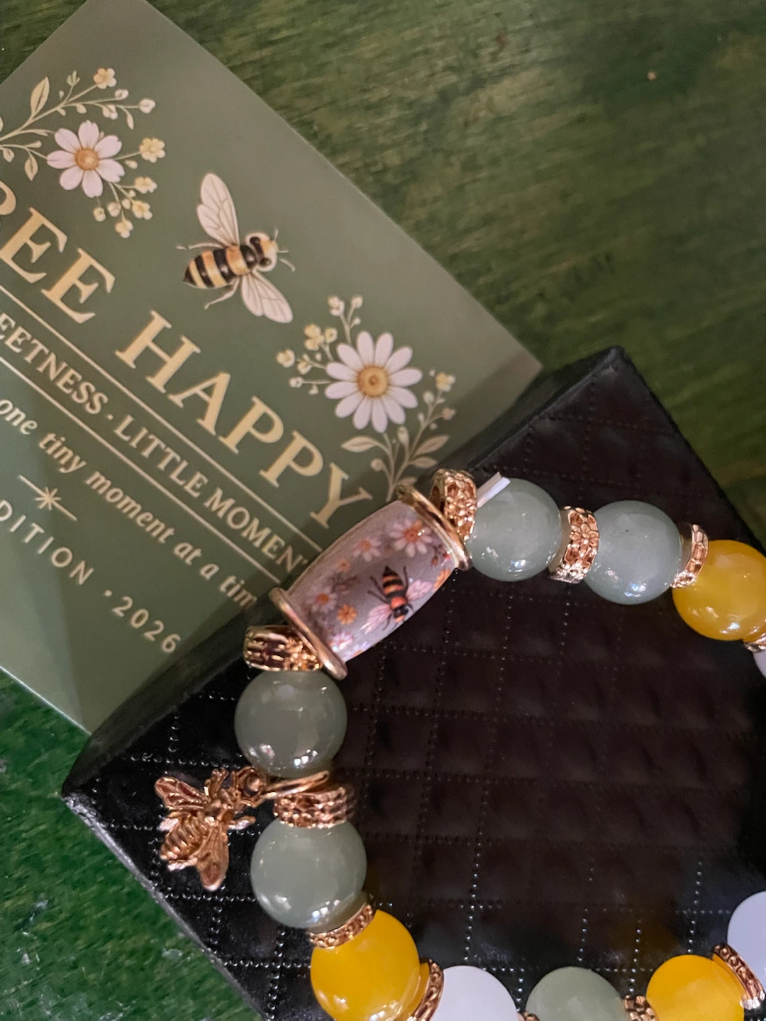 Bee Happy Bead Bracelet - photo 3