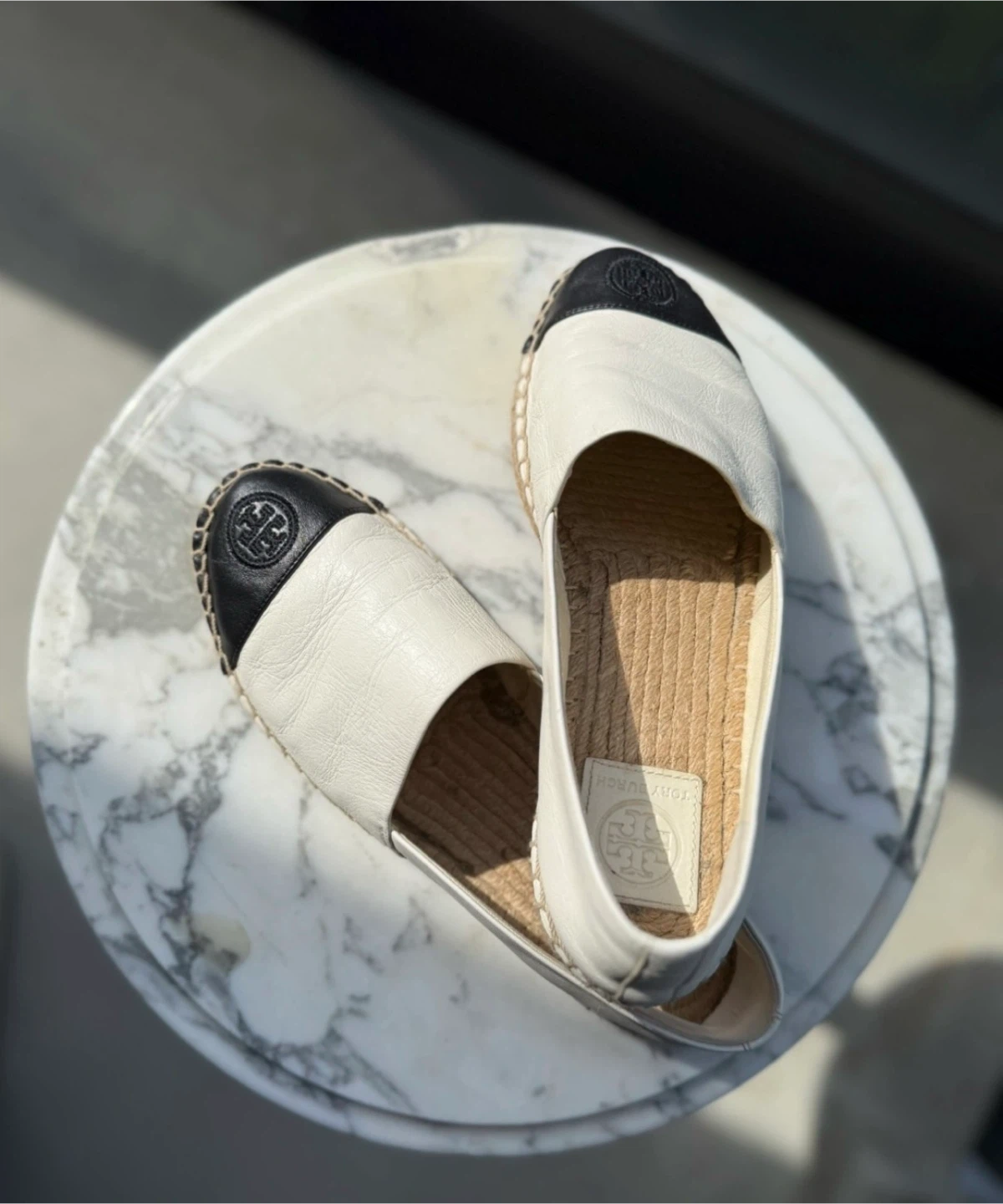 Tory Burch Espadrilles White and Black