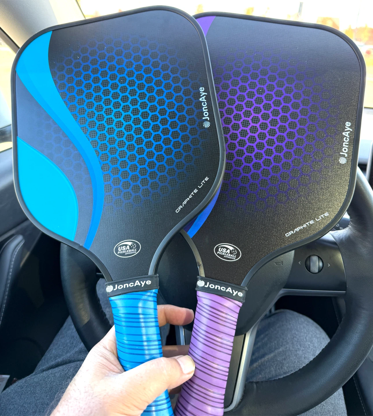 JoncAye Graphite Lite Pickleball Paddle Set