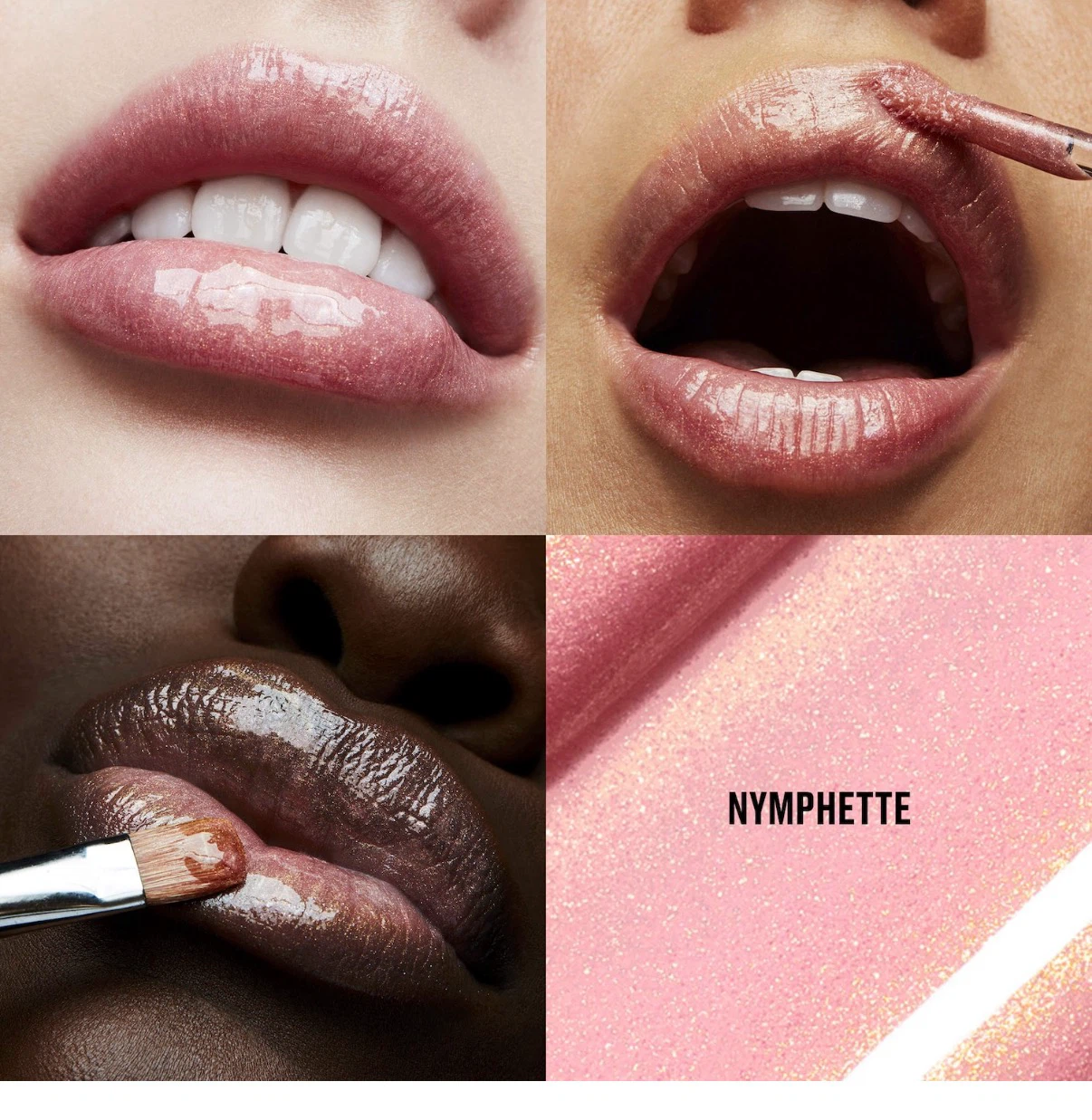 MAC Lipglass in Nymphette
