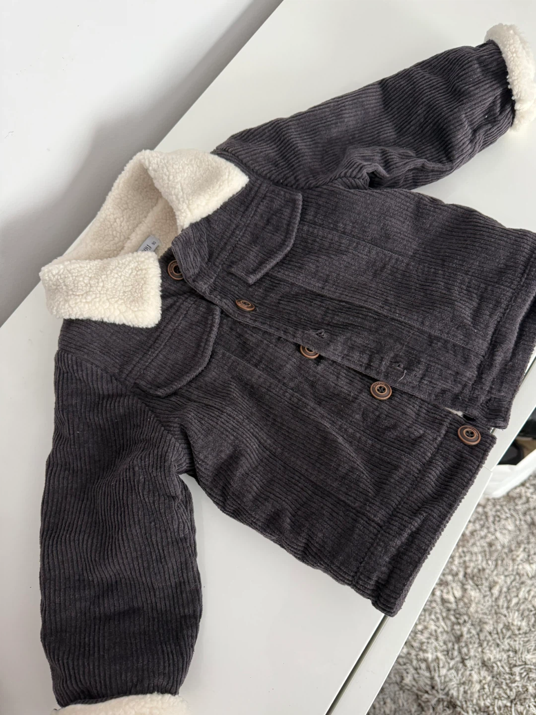 Toddler Corduroy Sherpa Jacket - photo 3