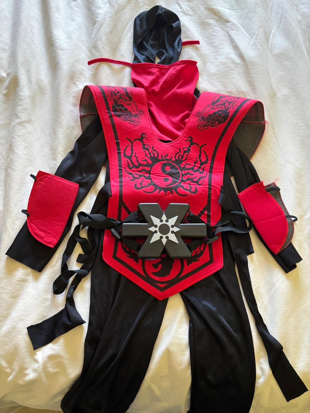 Boys Ninja Costume Size 7-8