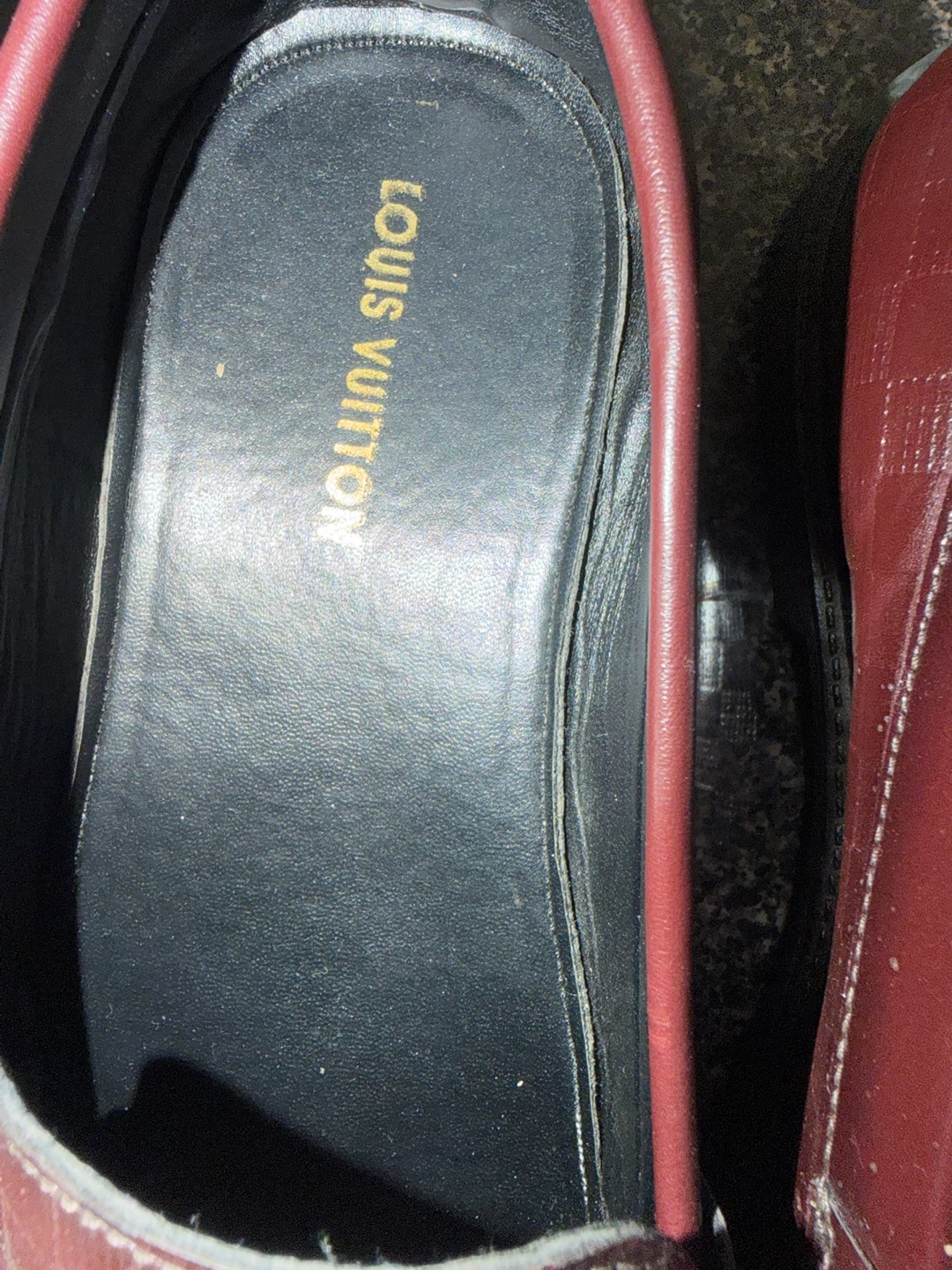 Louis Vuitton Burgundy Loafers - photo 5