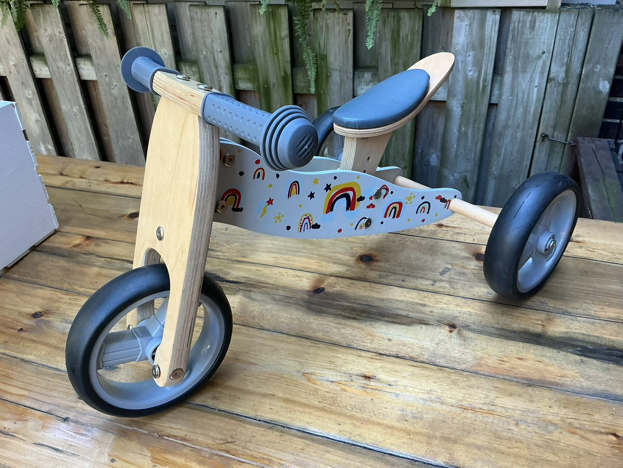 COCO VILLAGE Wooden Rainbow Trike !