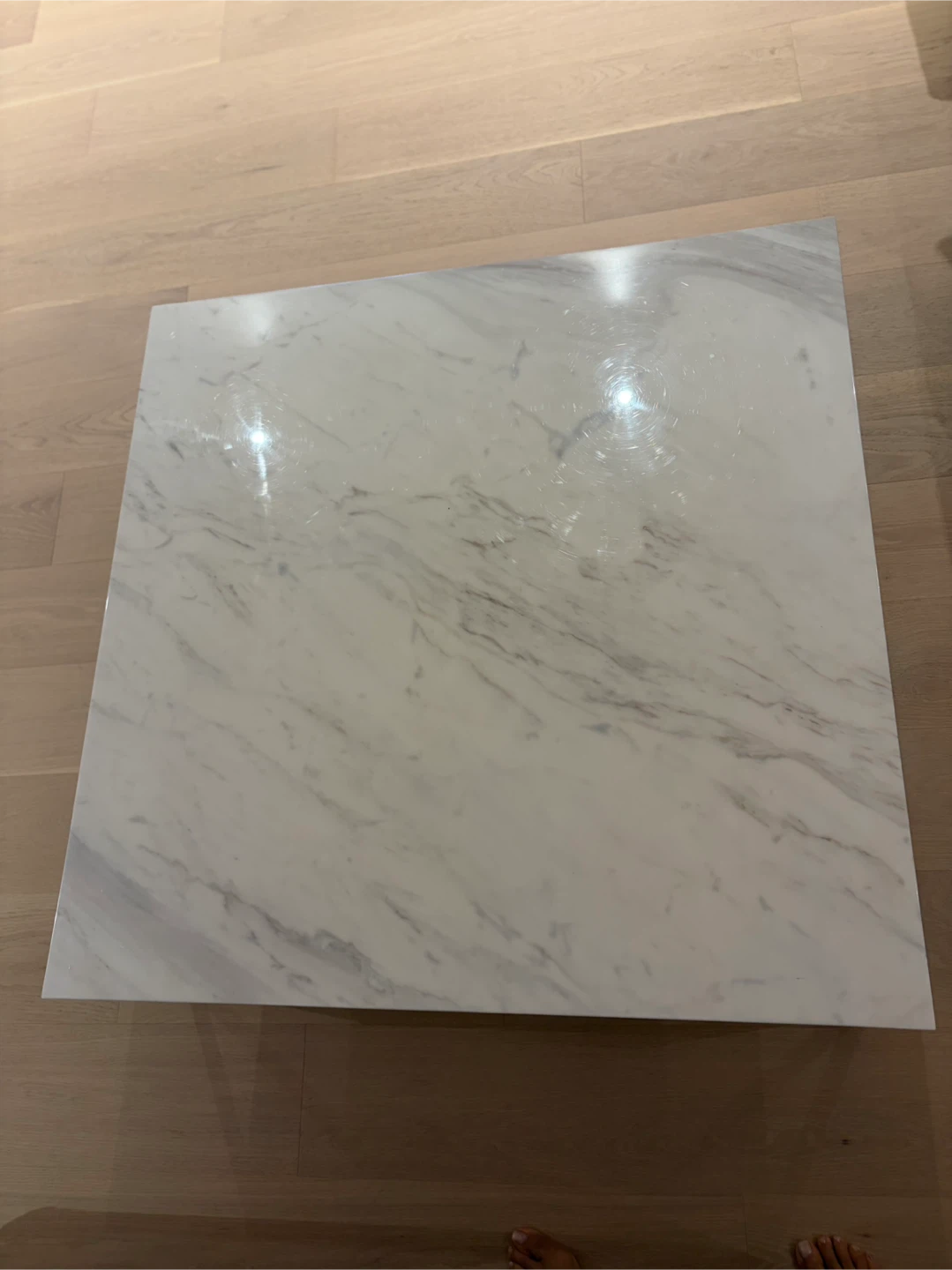 Square Marble Coffee Table - photo 2