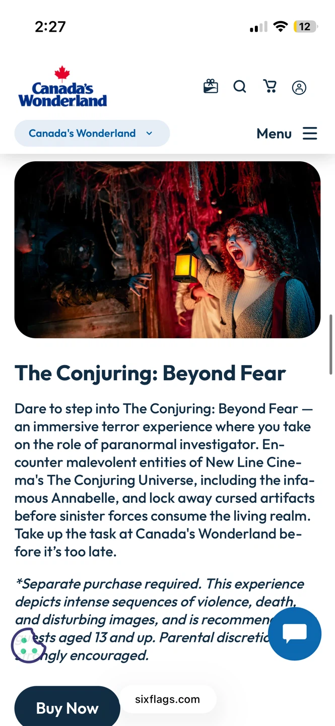 HALLOWEEN HAUNT EXPRESS TICKET + CONJURING EXPERIENCE x2 - photo 3