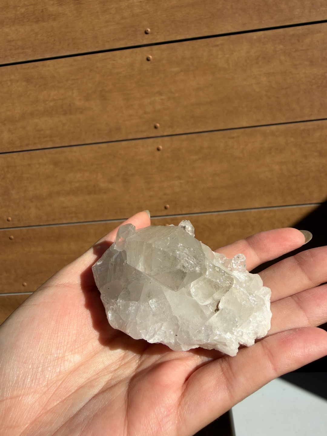 Clear Quartz Crystal Cluster - photo 4