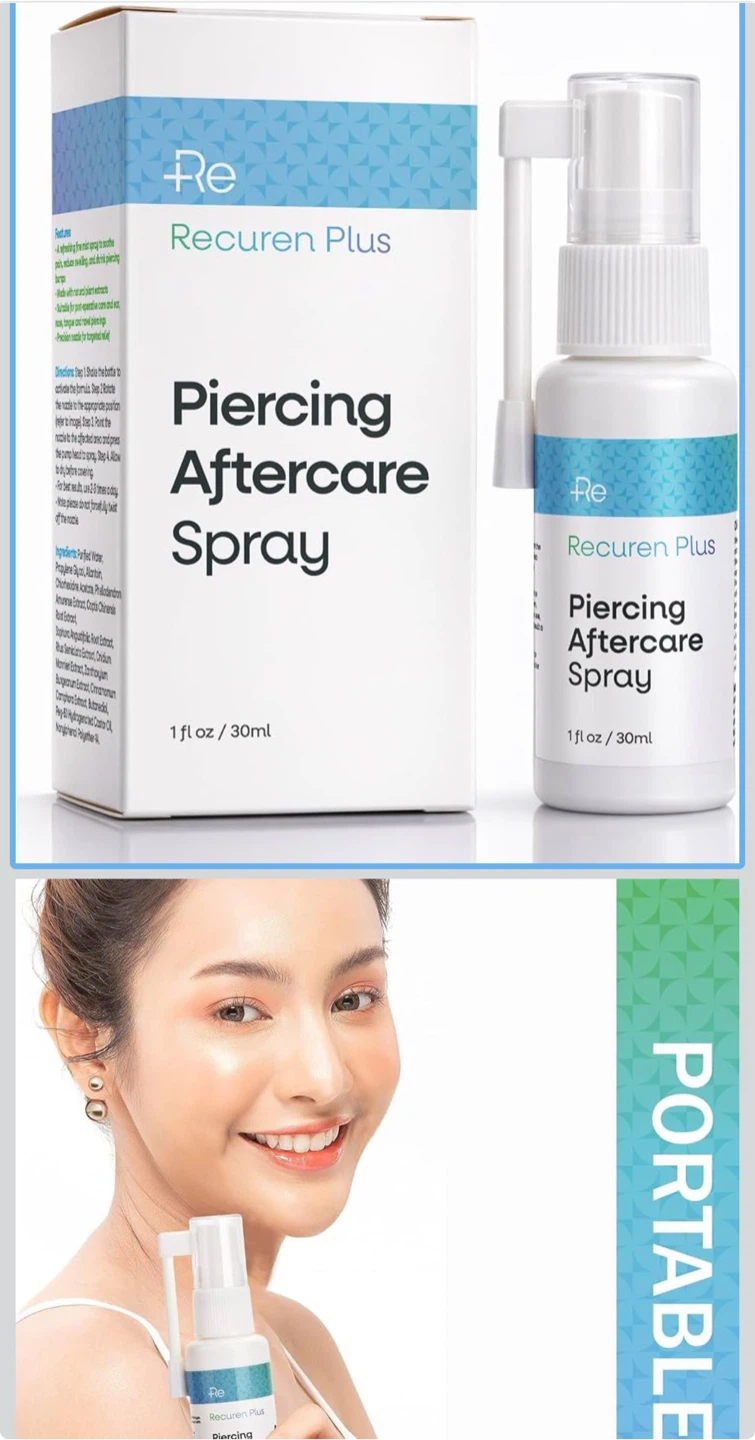 Recuren Plus Piercing Aftercare Spray 30ml