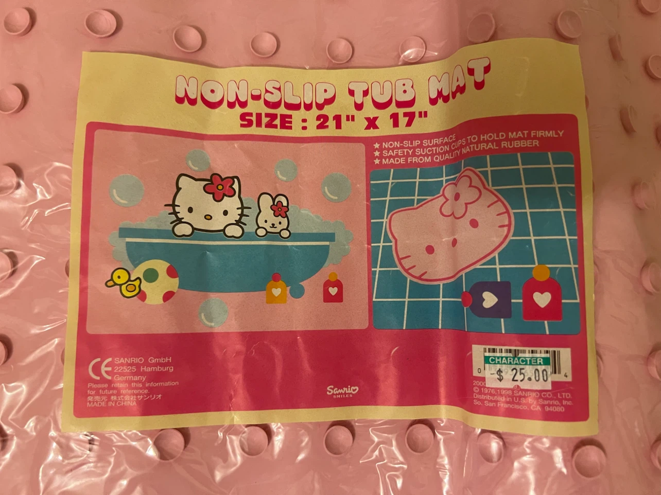 Hello Kitty Non-Slip Tub Mat - photo 3