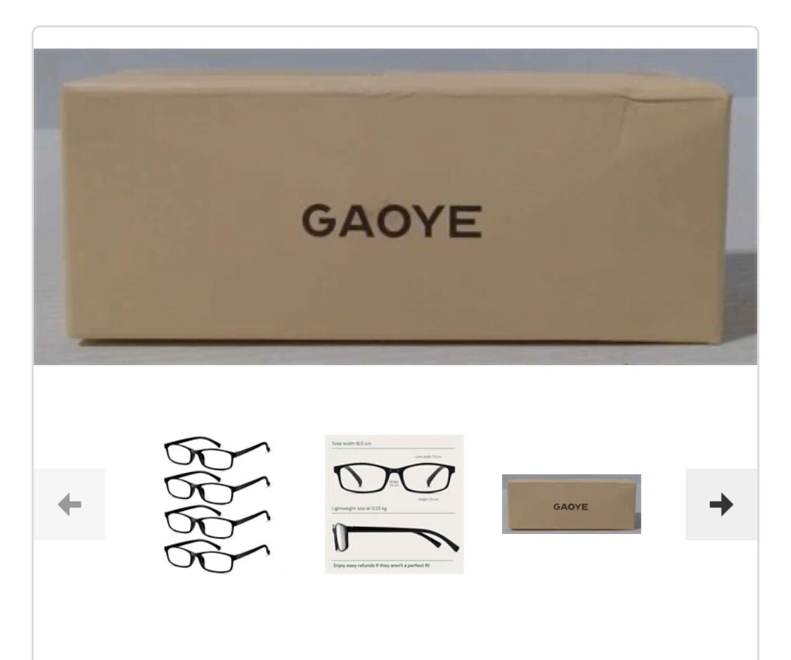 Reading Eyeglasses   +2.5 One Size - photo 2