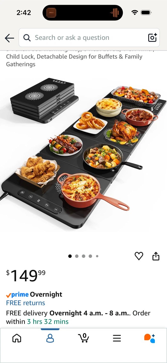 Voriah Modular Electric Food Warming Tray - photo 3