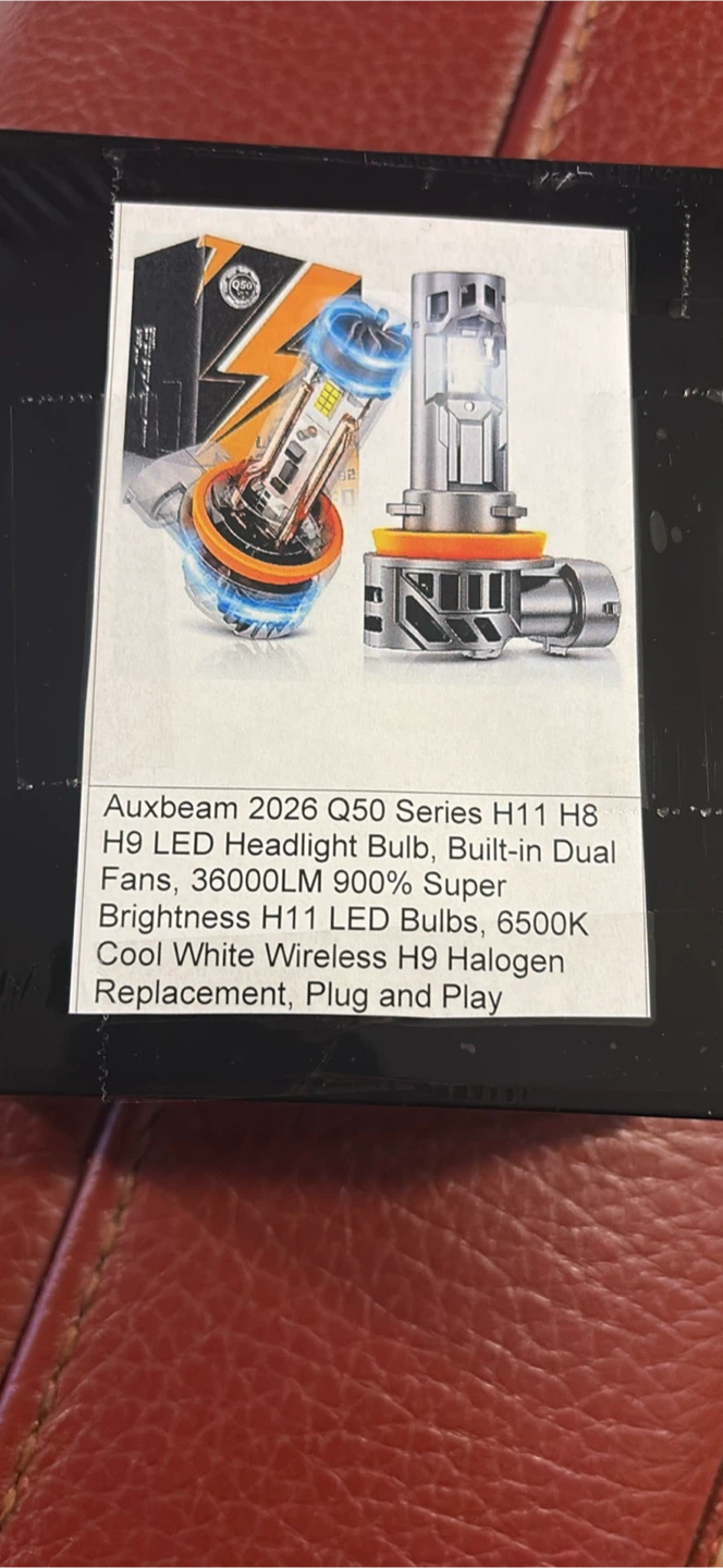 Auxbeam 2026 Q50 Series H11 H8 H9 LED Headlight Bulbs