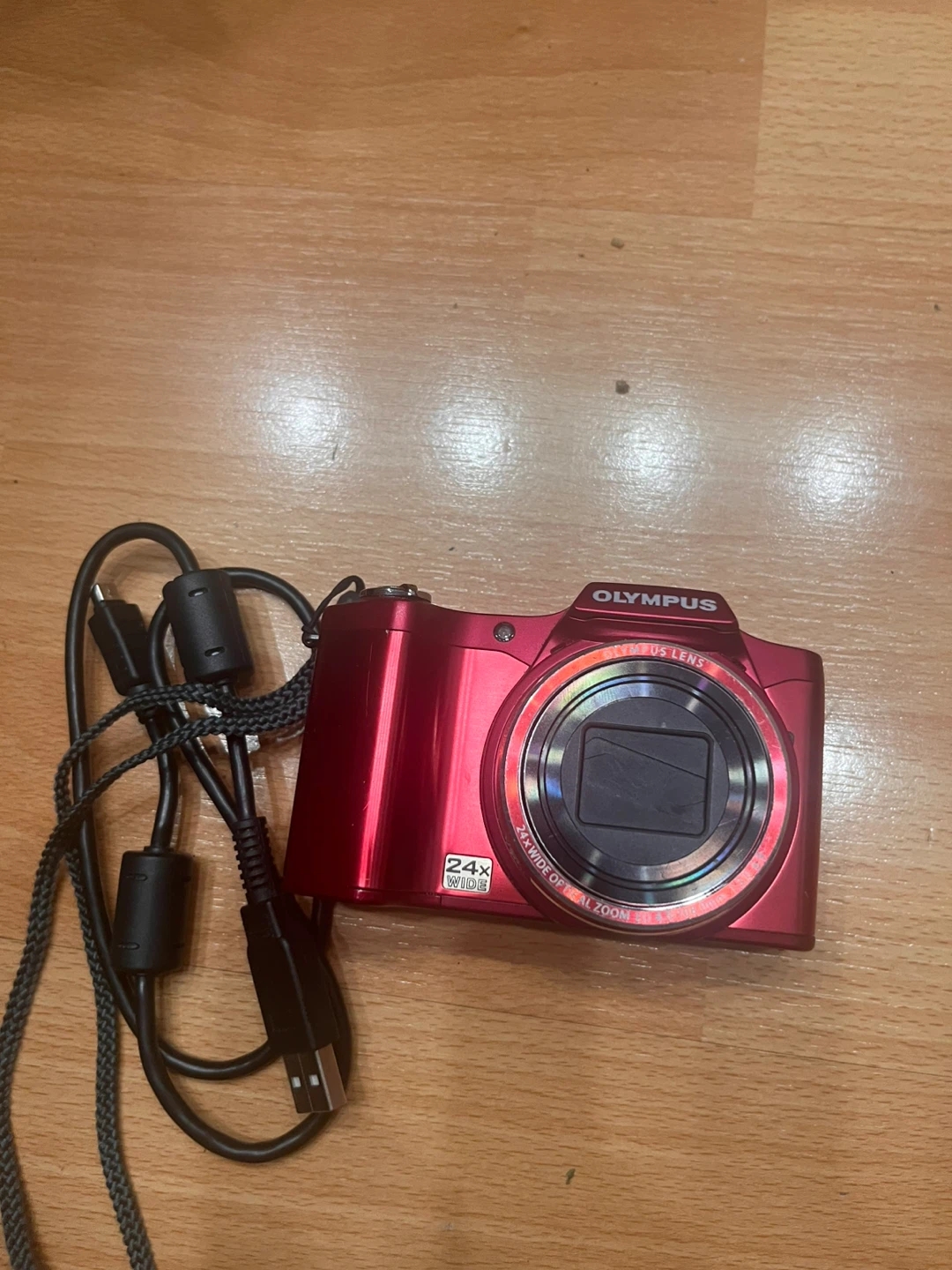 Olympus SZ-14 Red Digital Camera
