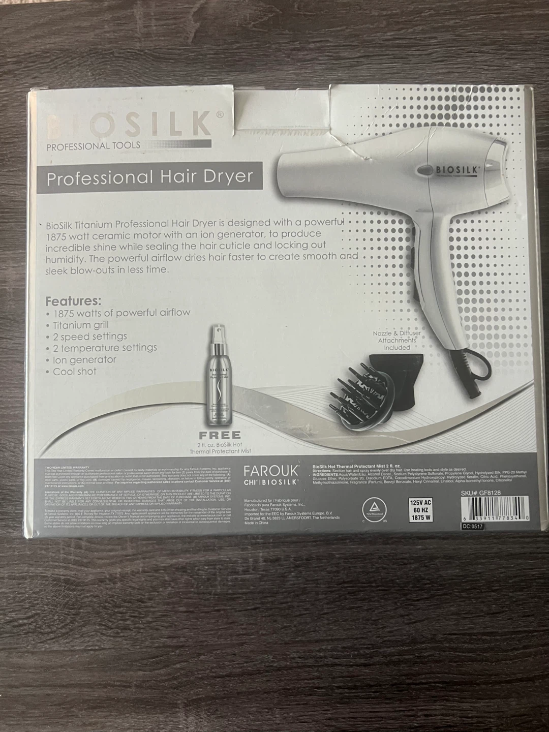 BioSilk Professional Hair Dryer