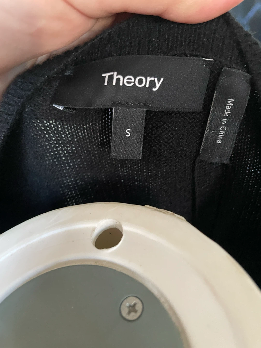 Theory  Cashmere Cardigan Black Size S - photo 3