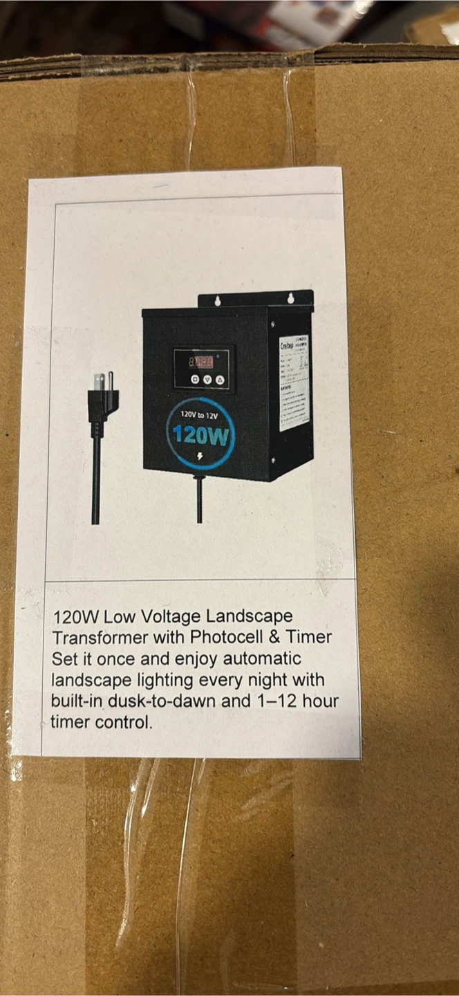 Secruity 120W Low Voltage Landscape Transformer