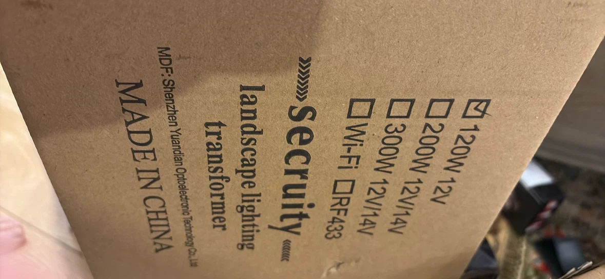 Secruity 120W Low Voltage Landscape Transformer - photo 2