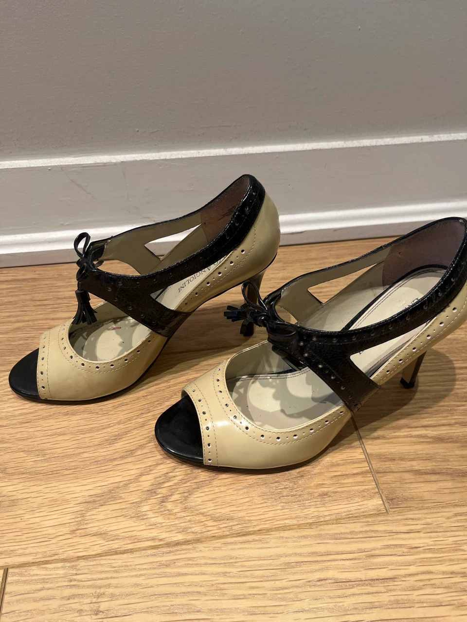 Enzo Angiolini Two-Tone Tassel Heels - photo 2