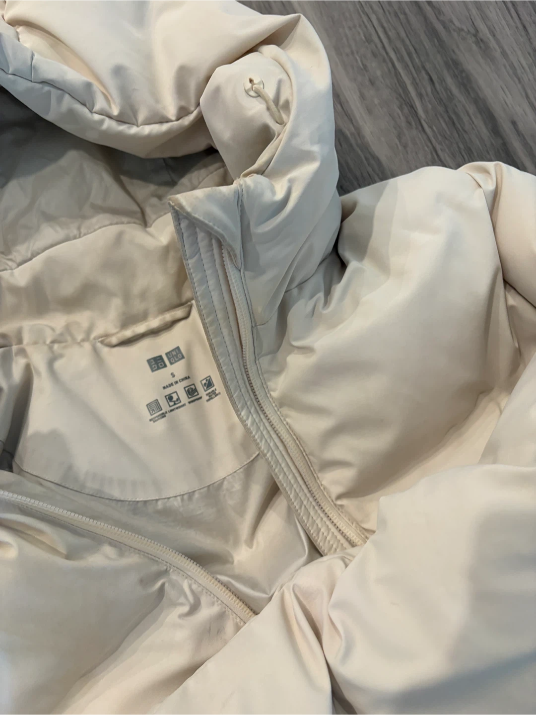 Uniqlo Women's Seamless Down Parka Off White S - photo 2
