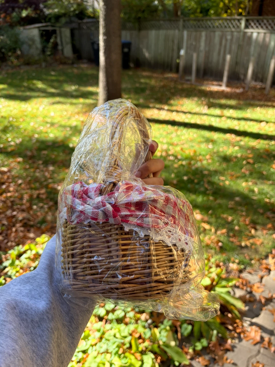 Wicker Woven Picnic Basket - photo 3