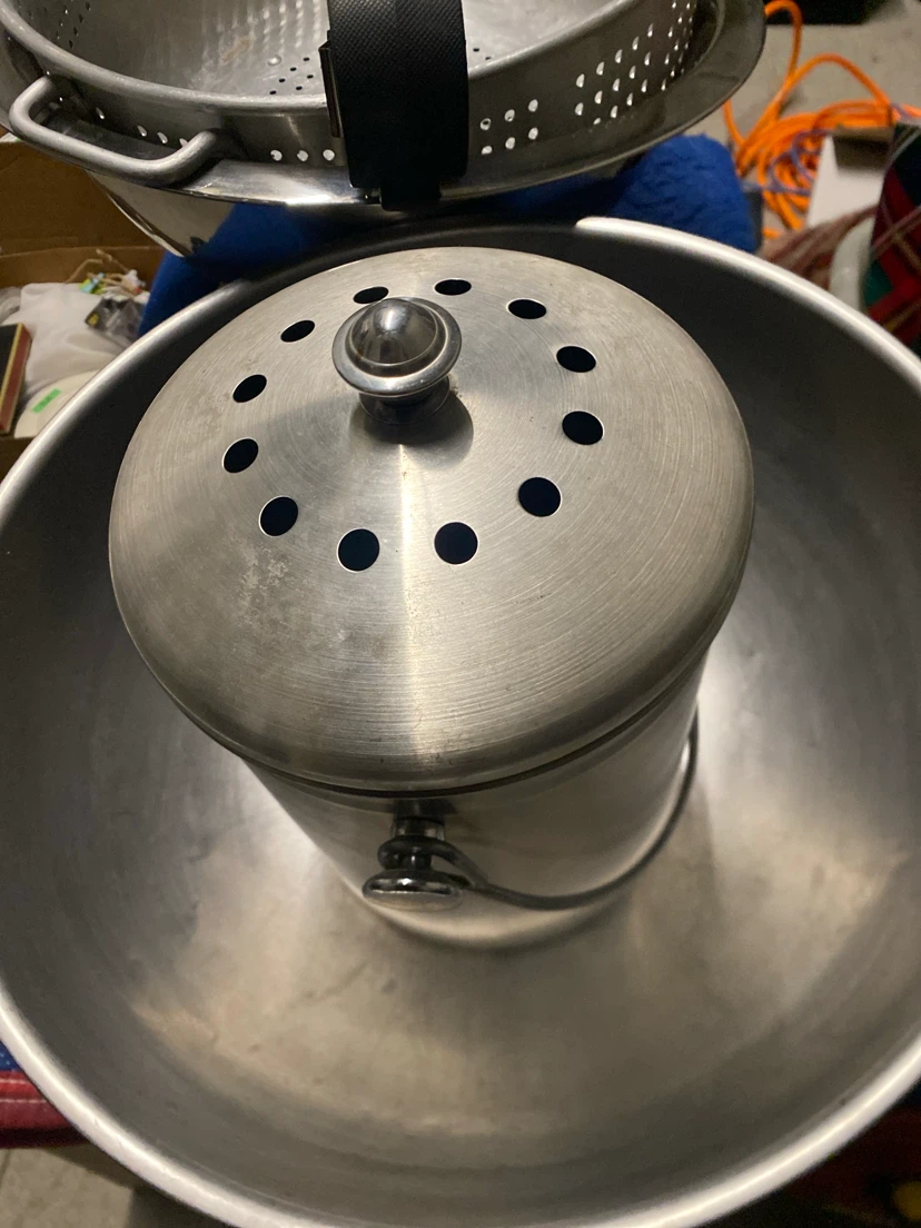 Large Aluminum Colander and - photo 2