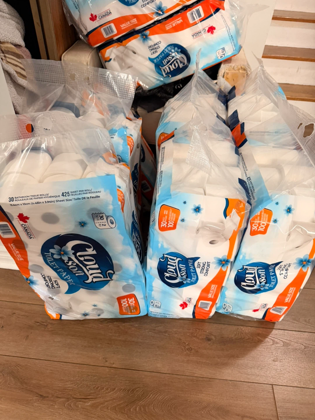 Cloud Soft Toilet Paper 30 Roll Packs