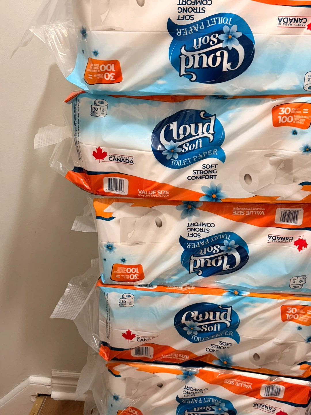 Cloud Soft Toilet Paper 30 Roll Packs - photo 5