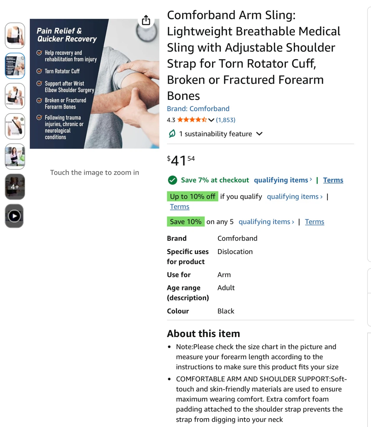 Comforband Medical Arm Sling - Regular - photo 3