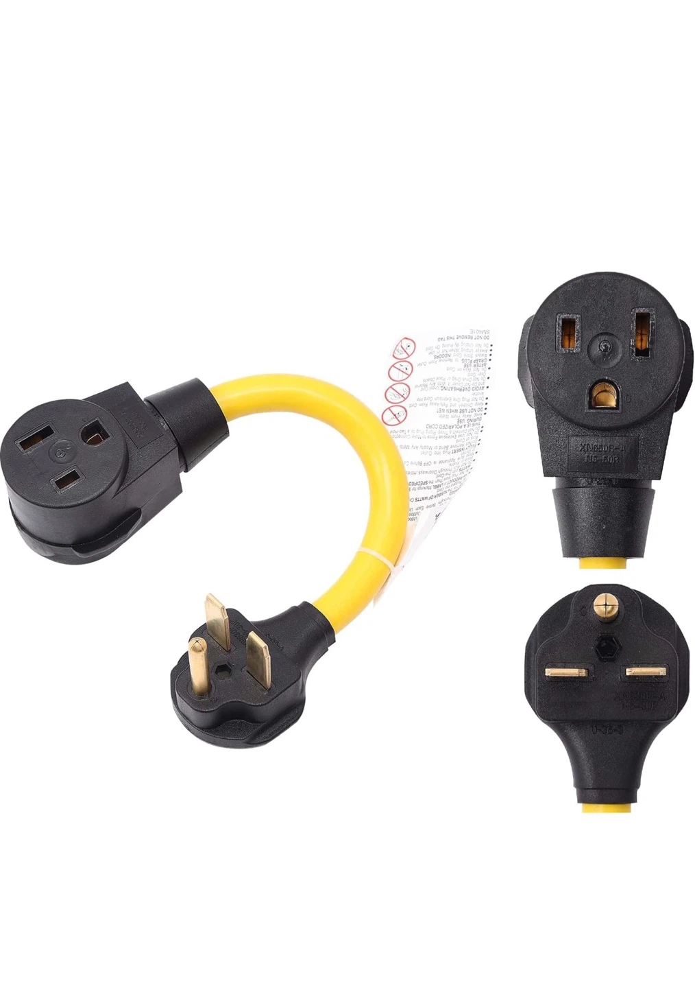 Onetak NEMA 6-30P to 6-50R Power Cord Adapter