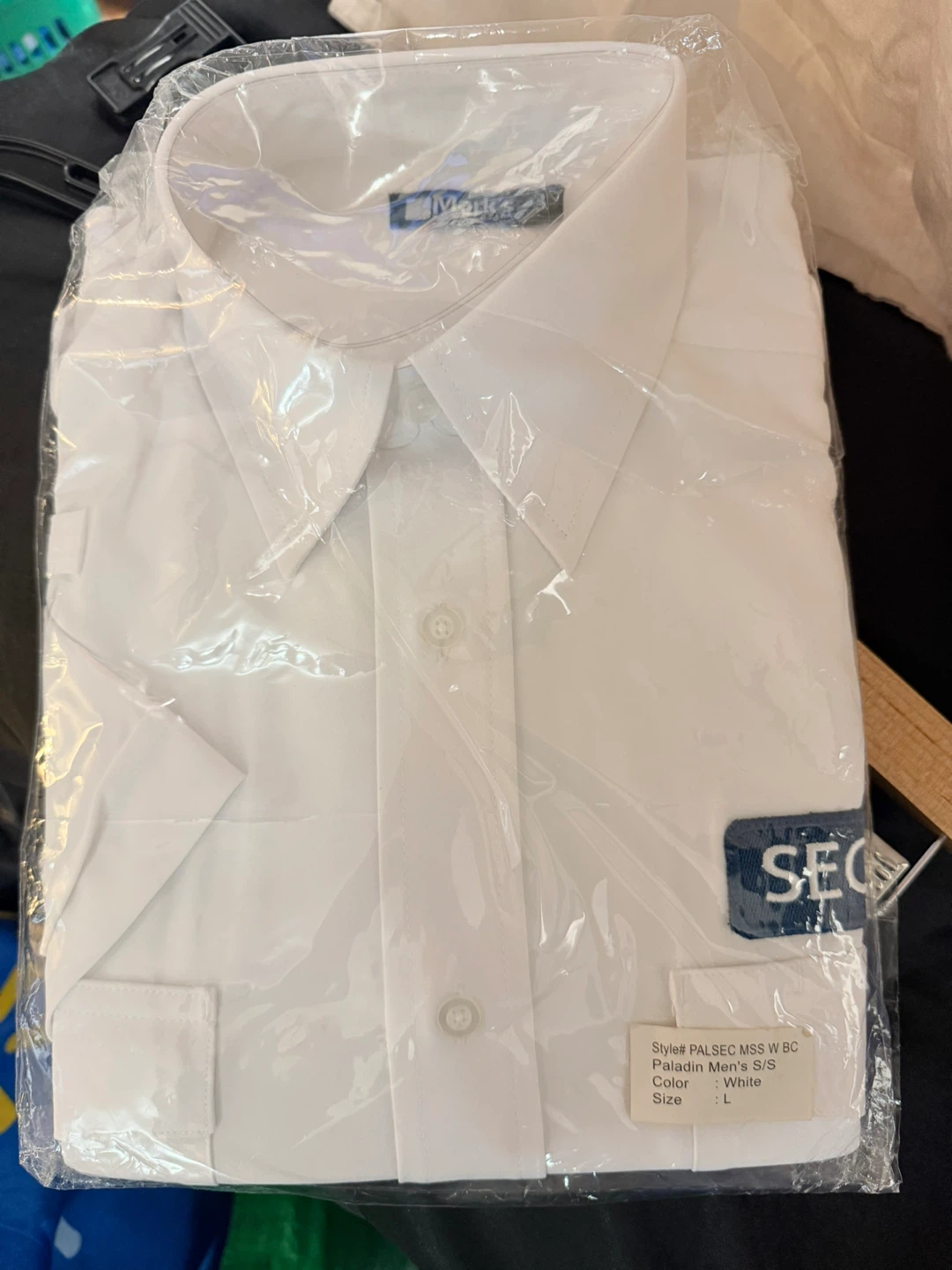 Paladin Security Shirt - Men's L - White