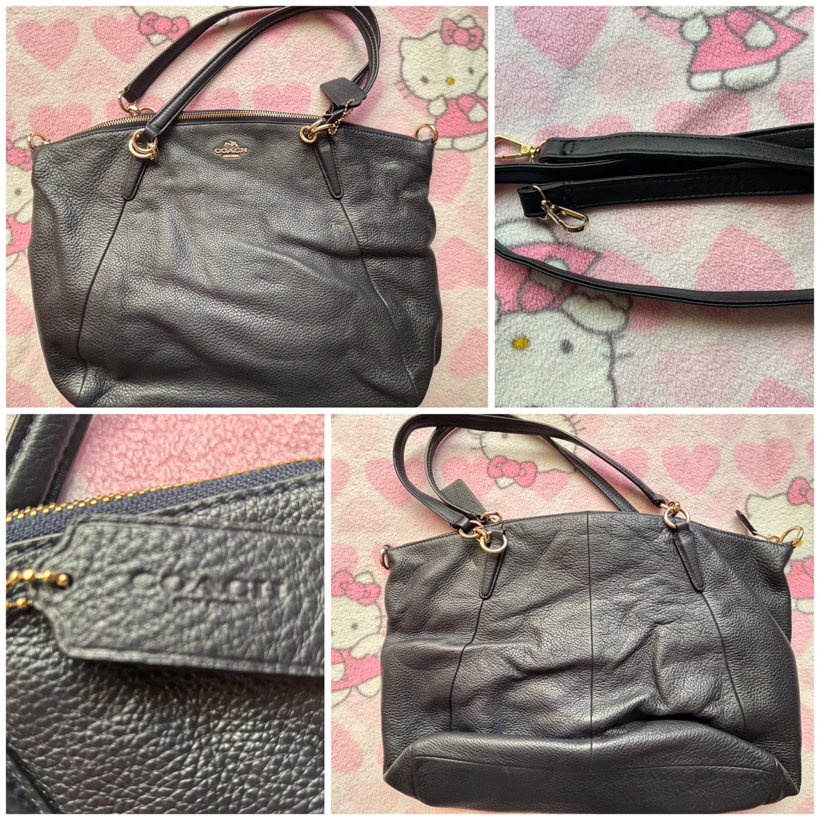 Coach - Pebble Leather Shoulder Bag